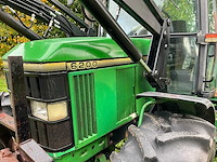 1992 john deere 6200 vierwielaangedreven landbouwtractor met voorlader - afbeelding 15 van  35