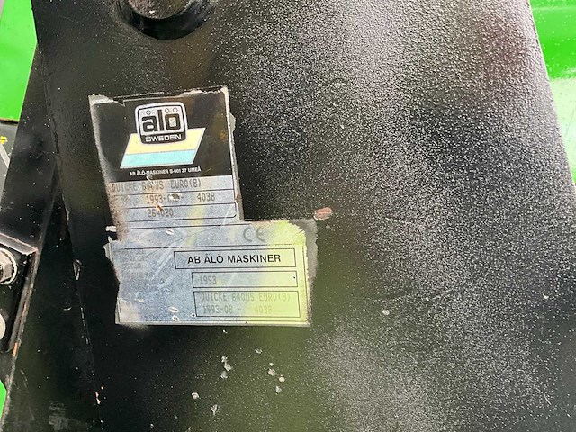 1992 john deere 6200 vierwielaangedreven landbouwtractor met voorlader - afbeelding 16 van  35