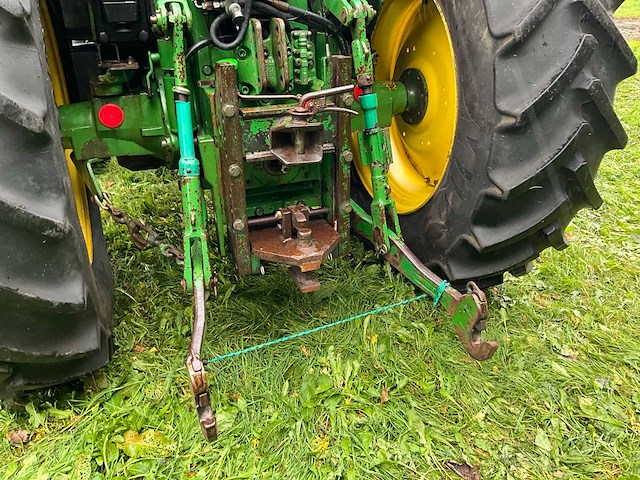 1992 john deere 6200 vierwielaangedreven landbouwtractor met voorlader - afbeelding 19 van  35