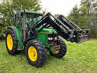 1992 john deere 6200 vierwielaangedreven landbouwtractor met voorlader - afbeelding 4 van  35