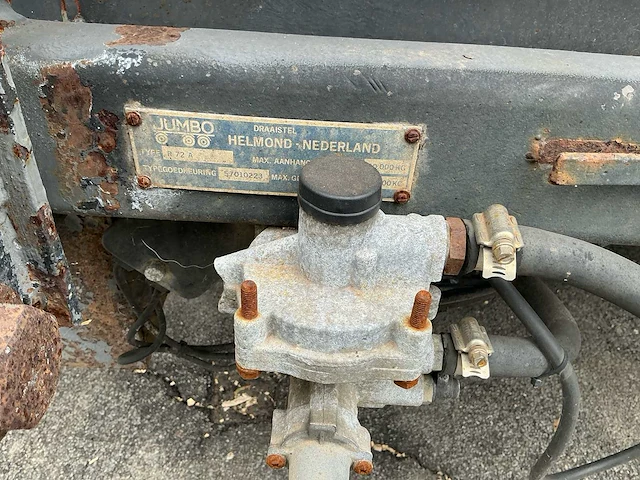 1992 jumbo mv200 c 1 r 2-assige plateauaanhanger - afbeelding 19 van  20