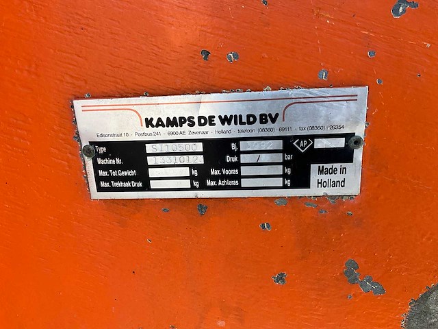 1992 kaweco si10500 mesttank - afbeelding 3 van  11