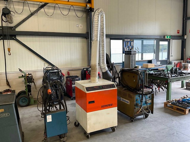 1992 kemper 91550 verrijdbare lasdampafzuiginstallatie - afbeelding 2 van  9