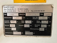 1992 kemper 91550 verrijdbare lasdampafzuiginstallatie - afbeelding 9 van  9
