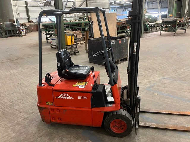 1992 linde e15 vorkheftruck - afbeelding 7 van  11