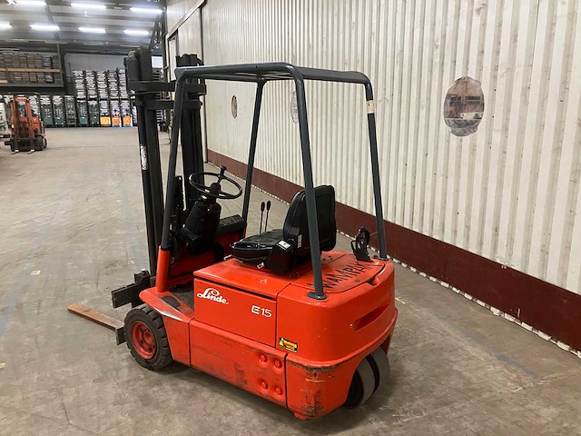 1992 linde e15 vorkheftruck - afbeelding 9 van  11