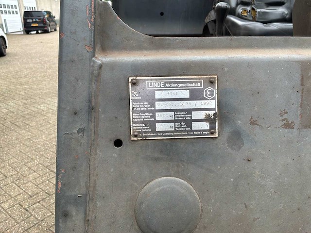 1992 linde h35t vorkheftruck - afbeelding 5 van  11