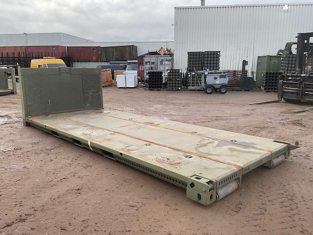 1992 lohr 20 pieds plm haakarm platform - afbeelding 1 van  5