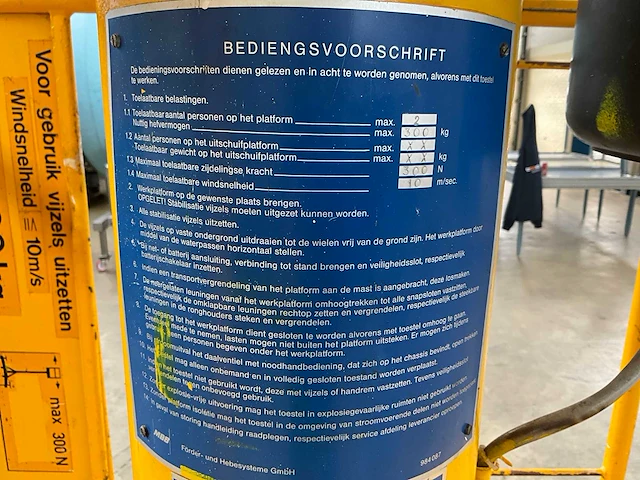 1992 mbb g900b hoogwerker - afbeelding 2 van  2