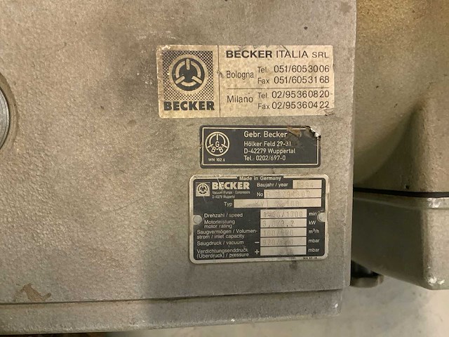 1992 morbidelli u550 3-assig freesmachine - afbeelding 10 van  24