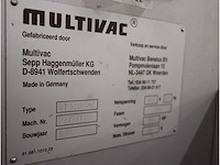1992 multivac rt5200mc dieptrekverpakkingsmachine - afbeelding 6 van  14