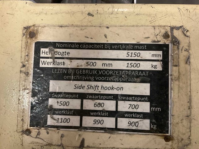 1992 nissan cm01l15u vorkheftruck - afbeelding 14 van  19