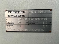 1992 pfeiffer balzers pls 570 labor system vacuüm coating-/pvd-installatie - afbeelding 8 van  16