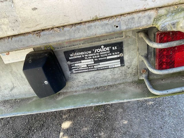 1992 solide 2000 lb aanhangwagen - afbeelding 1 van  5