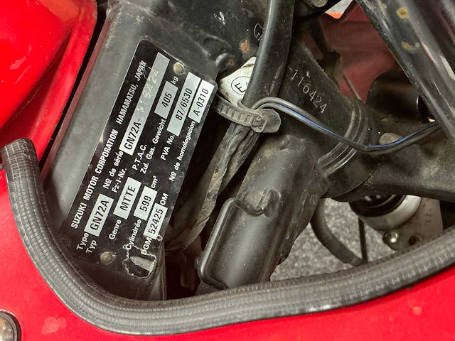 1992 suzuki tour gsx 600f motorfiets - afbeelding 4 van  12