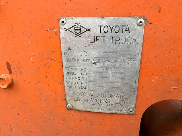 1992 toyota 02–3fd35 vorkheftruck - afbeelding 24 van  24