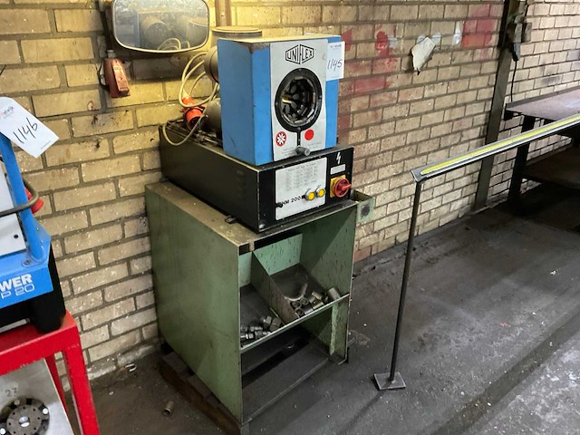 1992 uniflex hm 200 hydraulische slang pers - afbeelding 2 van  8