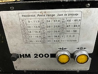 1992 uniflex hm 200 hydraulische slang pers - afbeelding 5 van  8