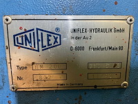1992 uniflex hm 200 hydraulische slang pers - afbeelding 8 van  8