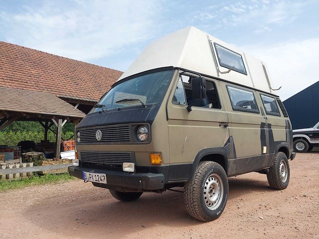 1992 volkswagen t3 syncro 4x4 camper 170 pk - afbeelding 1 van  57