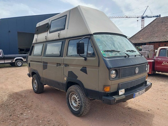 1992 volkswagen t3 syncro 4x4 camper 170 pk - afbeelding 12 van  57