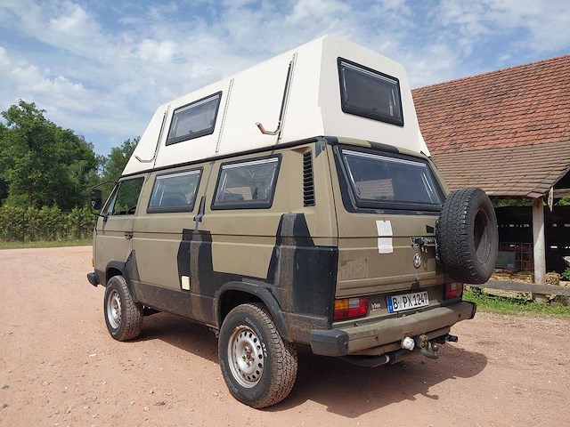 1992 volkswagen t3 syncro 4x4 camper 170 pk - afbeelding 34 van  57