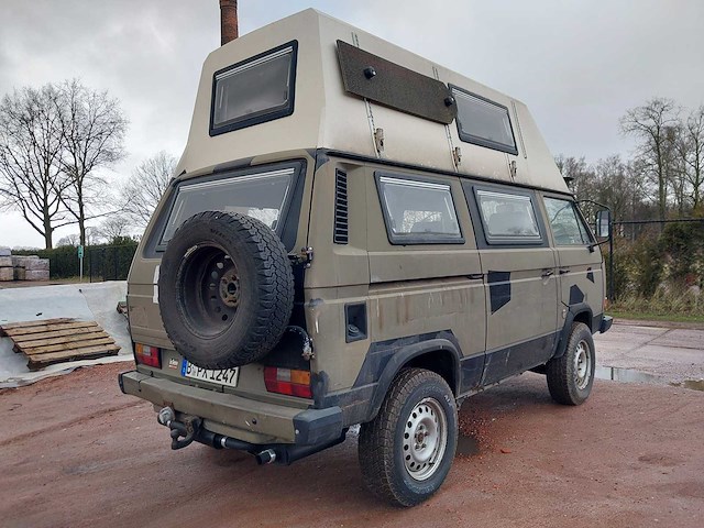 1992 volkswagen t3 syncro 4x4 camper 170 pk - afbeelding 47 van  57