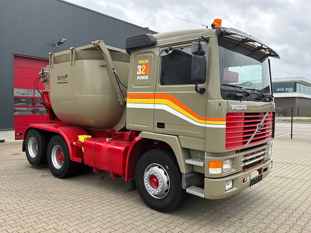 1992 volvo hyf 10-16 f10 intercooler asfalt kipper / trekker - afbeelding 23 van  34