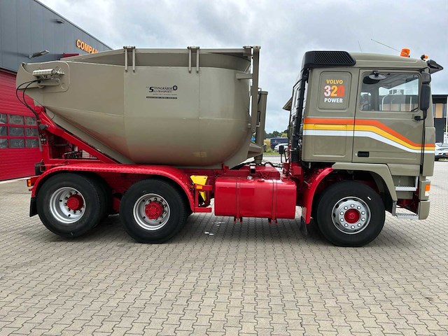 1992 volvo hyf 10-16 f10 intercooler asfalt kipper / trekker - afbeelding 29 van  34