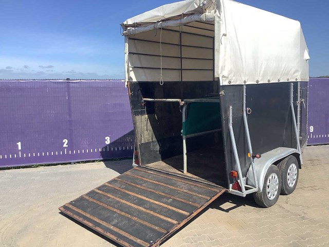 1993 - hoffmann - gindorf - paardentrailer 2-paards - afbeelding 3 van  6