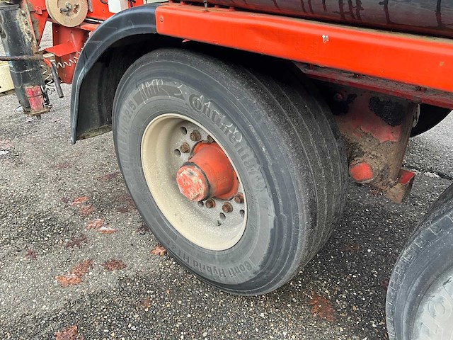 1993 benalu pcb40 aluminium container chassis kipper od-34-bp - afbeelding 2 van  25