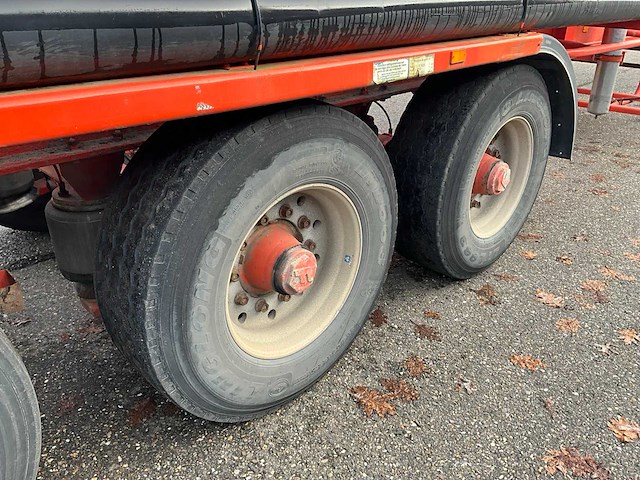 1993 benalu pcb40 aluminium container chassis kipper od-34-bp - afbeelding 23 van  25