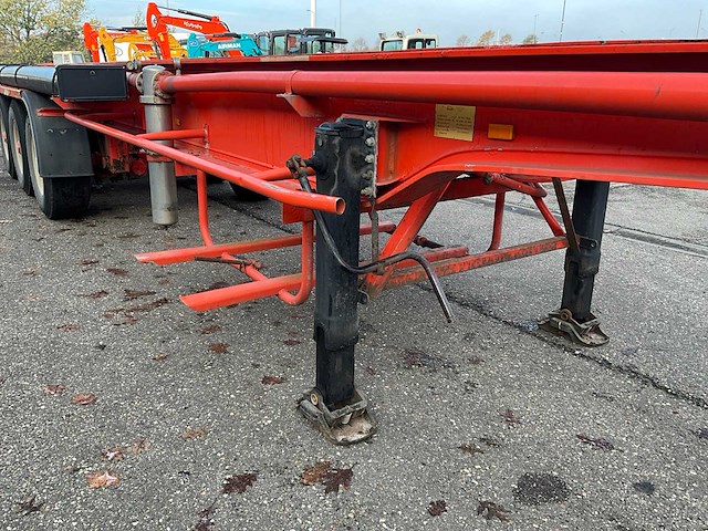 1993 benalu pcb40 aluminium container chassis kipper od-34-bp - afbeelding 3 van  25