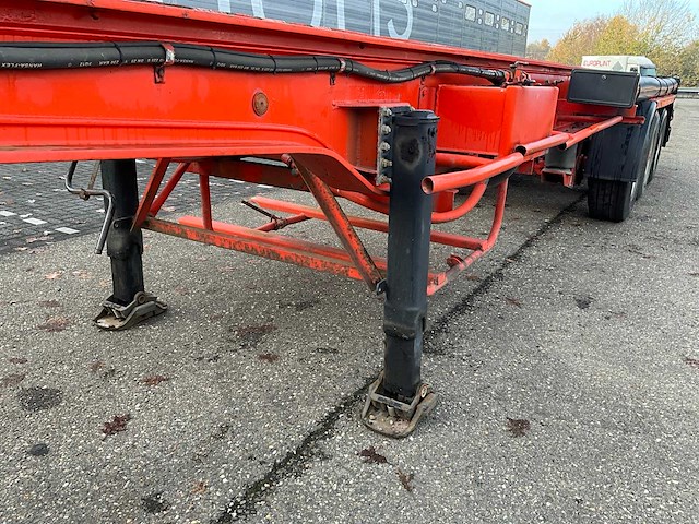 1993 benalu pcb40 aluminium container chassis kipper od-34-bp - afbeelding 18 van  25