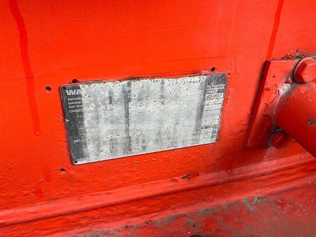 1993 benalu pcb40 aluminium container chassis kipper od-34-bp - afbeelding 25 van  25