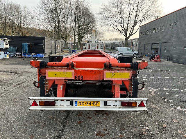 1993 benalu pcb40 aluminium container chassis kipper od-34-bp - afbeelding 11 van  25