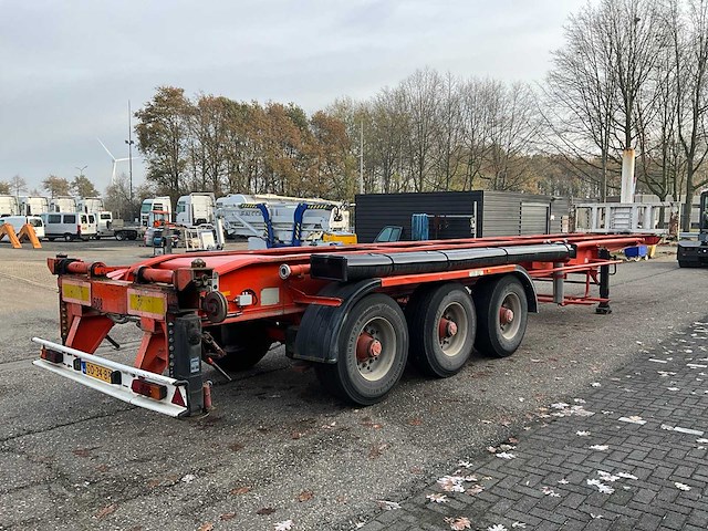 1993 benalu pcb40 aluminium container chassis kipper od-34-bp - afbeelding 12 van  25