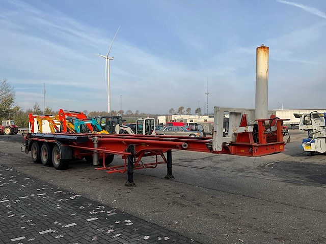 1993 benalu pcb40 aluminium container chassis kipper od-34-bp - afbeelding 14 van  25