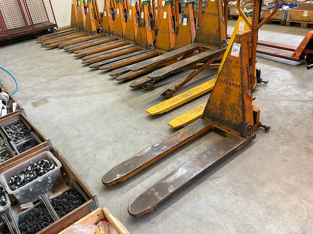 1993 bv 116 hand hydraulische palletwagen - afbeelding 1 van  8