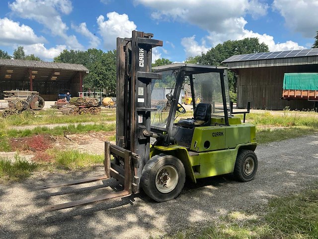 1993 clark c500-y80-pd vorkheftruck - afbeelding 1 van  18