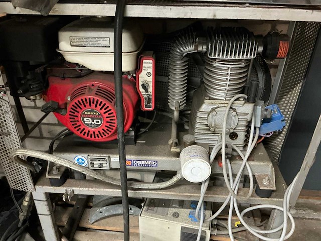 1993 creemers zkt 420 b luchtcompressor - afbeelding 2 van  6