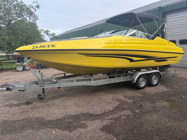 1993 crownline 225ccr 7.4l mercruiser v8 ±300 pk + trailer - afbeelding 3 van  50