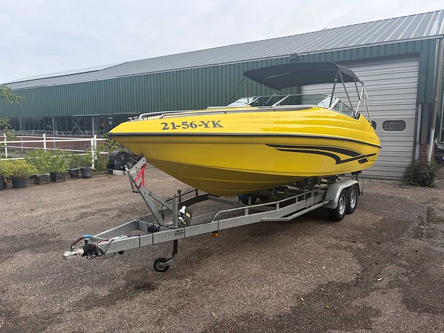 1993 crownline 225ccr 7.4l mercruiser v8 ±300 pk + trailer - afbeelding 40 van  50