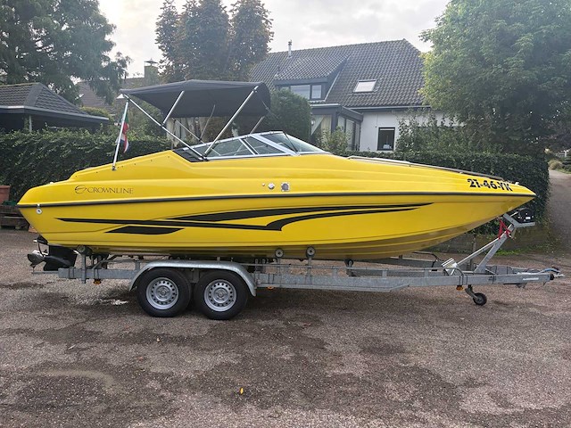 1993 crownline 225ccr 7.4l mercruiser v8 ±300 pk + trailer - afbeelding 19 van  26