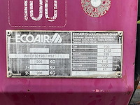1993 ecoair f30 21 kw mobiele schroefcompressor - afbeelding 3 van  5