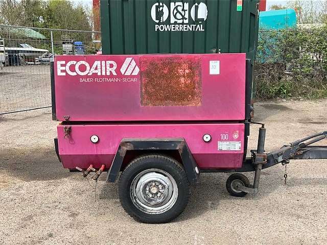 1993 ecoair f30 21 kw mobiele schroefcompressor - afbeelding 8 van  13