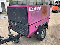 1993 ecoair f30 21 kw mobiele schroefcompressor - afbeelding 5 van  5