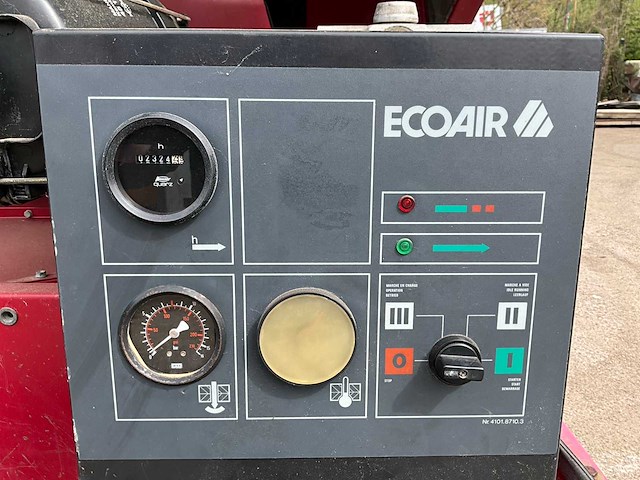 1993 ecoair f30 21 kw mobiele schroefcompressor - afbeelding 12 van  13