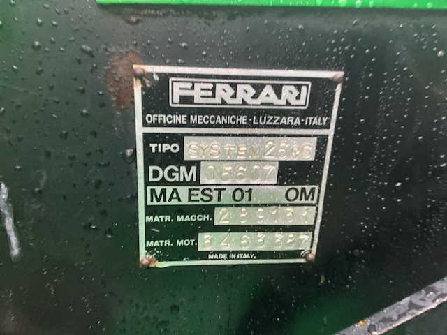 1993 ferrari system 26 rs 4wd kniktractor – 26 pk - afbeelding 18 van  25