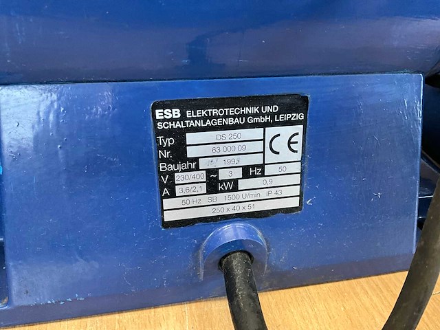 1993 galvano ds250 werkbankslijpmachine - afbeelding 3 van  3